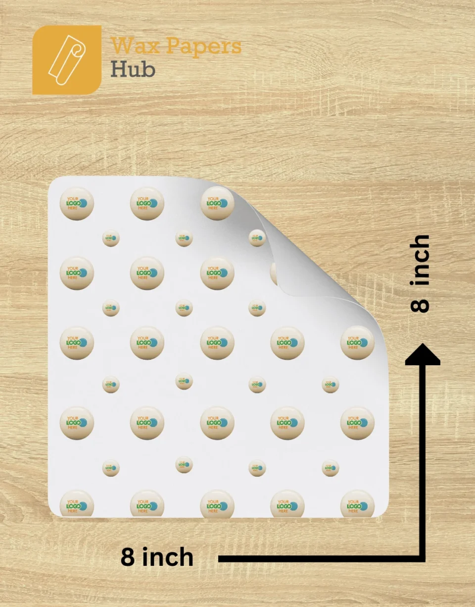 8*8 customized greaseproof paper